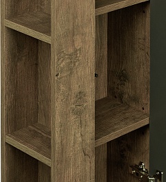 Акватон Шкаф пенал Терра 35 дуб кантри/антрацит – фотография-4